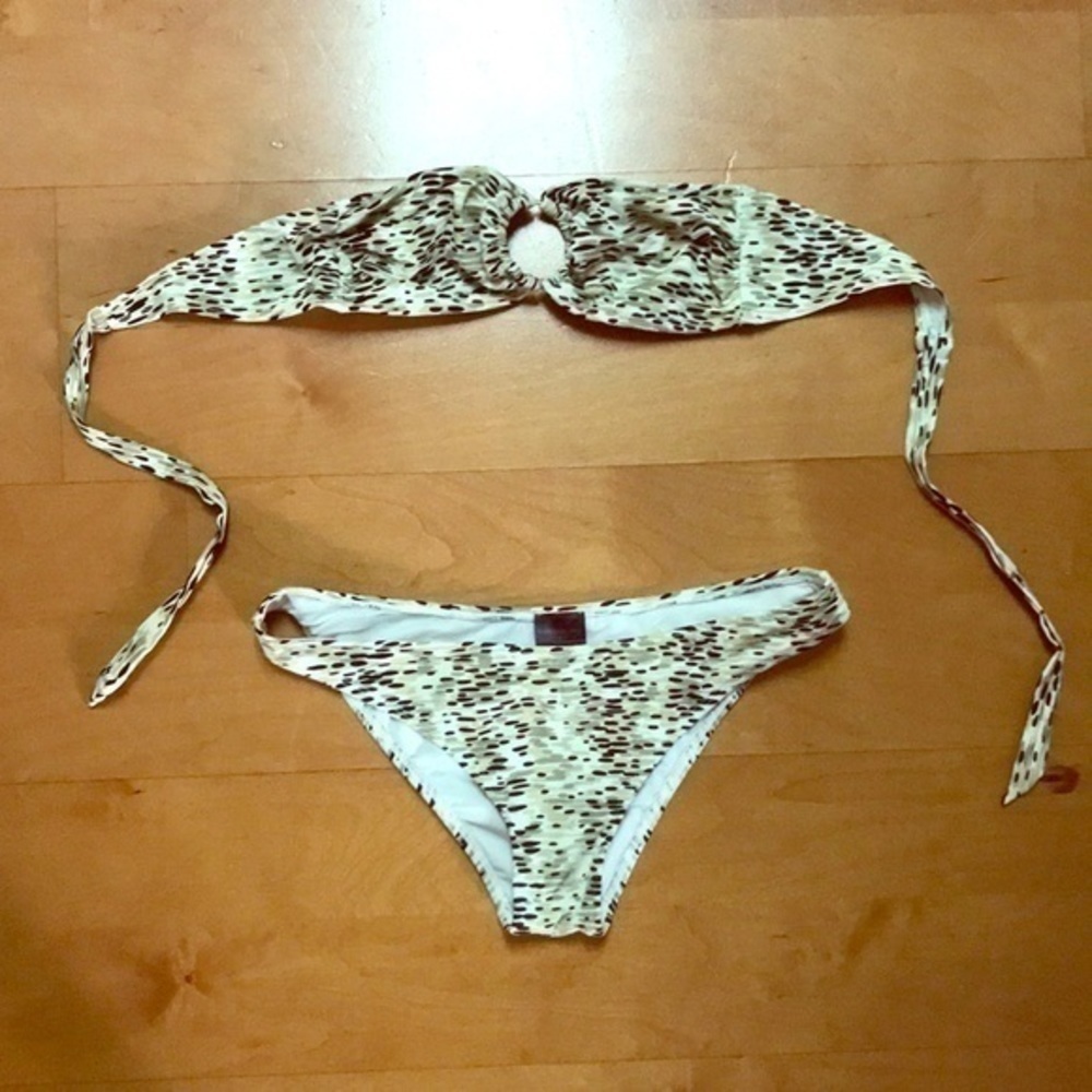 Express Animal Print Bikini‎ Size Medium